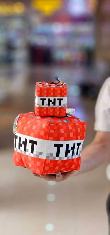 عروسک ماینکرافت TNT | کیفیت اورجینال