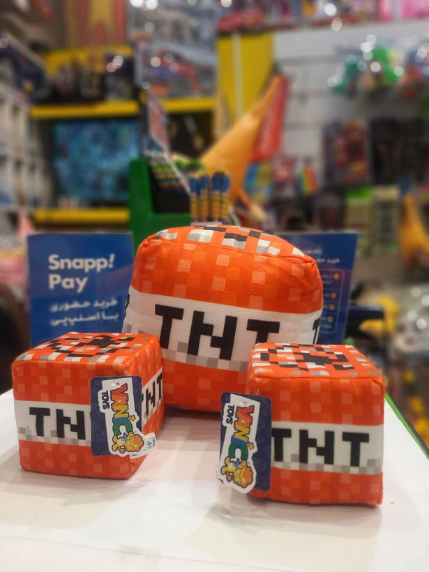 عروسک ماینکرافت TNT | کیفیت اورجینال