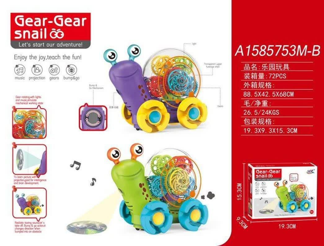 حلزون چرخ‌دنده‌ای موزیکال حرکتی